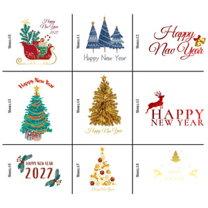 Turnbeutel Weihnachten 18 Motive für Weihnachten und Neujahr 2027, Motive 10 bis 18 – Pamusan.de