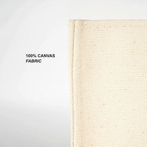 100% cotton canvas fabric closeup