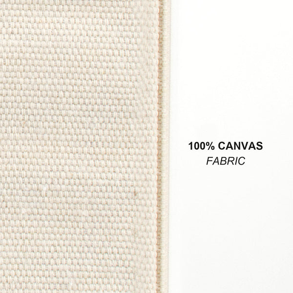 Nahaufnahme des Baumwoll-Canvas der Gabardine-Tasche mit 450 g/m²