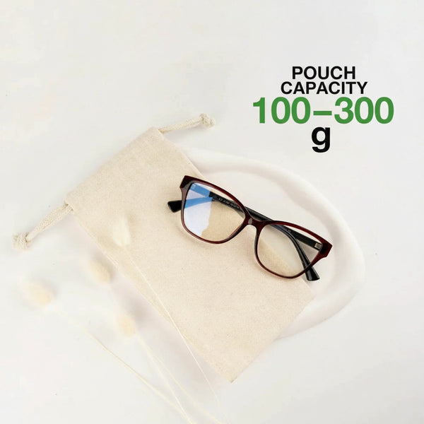 Cotton muslin pouch capacity 100-300 g