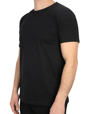 Basic T-shirt Black - Print - Pamusan.com
