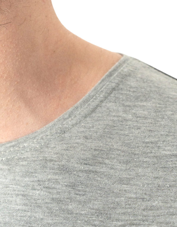 Basic T-shirt Gray Color 1.0 Quality - Pamusan.com