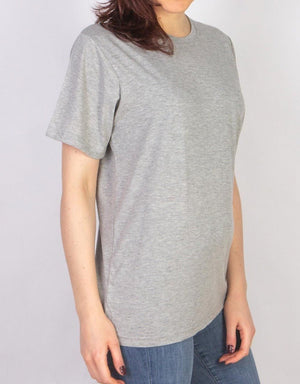 Basic T-shirt Gray - Print - Pamusan.com