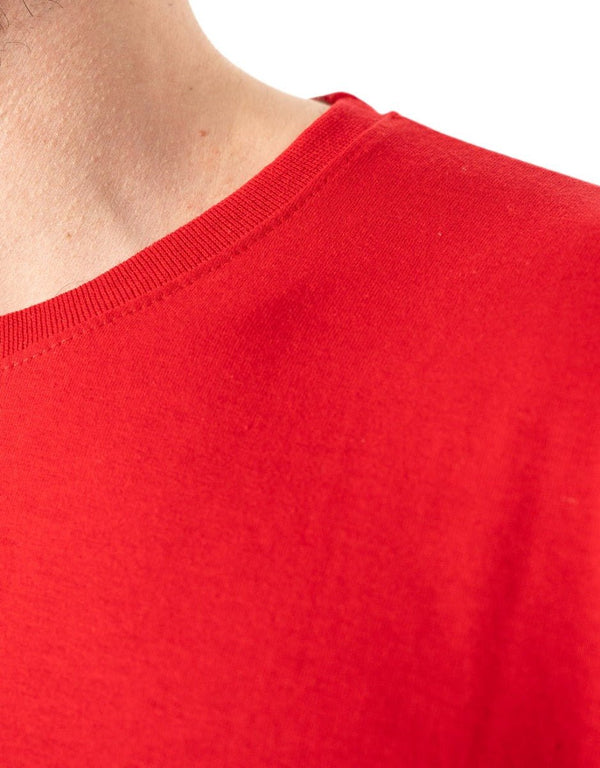 Basic T-shirt Red Color 1.0 Quality - Pamusan.com