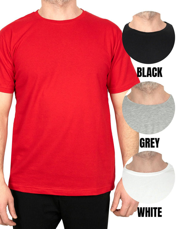 Basic T-shirt Red - Print - Pamusan.com
