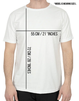 Basic T-shirt White - Print - Pamusan.com