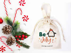 Be Jolly Bags - 6"W x 8"H  Custom Family or Company Bags | Pamusan