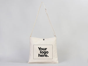 Canvas Messenger Bag – 11"W x 13"H Custom Crossbody Saddlebag - Pamusan.com