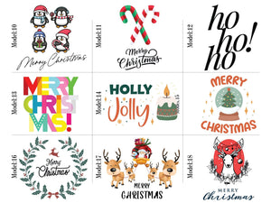 Christmas Canvas Tote Bag 18"W x 14"H x 3"L – Santa & Holiday Crew Design - Pamusan.com