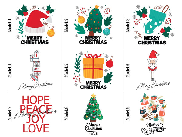 Christmas Canvas Tote Bag 18"W x 14"H x 3"L – Santa & Holiday Crew Design - Pamusan.com