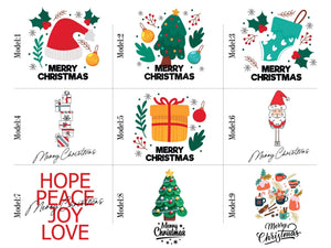 Personalized Santa Canvas Tote Bag, Christmas Gift, 18"W x 14"H x 3"L - Pamusan.com