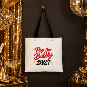 Stofftasche Weihnachten mit farbigen Henkeln – Baumwolltaschen 40 × 35 cm, Henkel Schwarz, Rot oder Orange, 9 Motive für Weihnachten & Neujahr 2027 - Pamusan.de