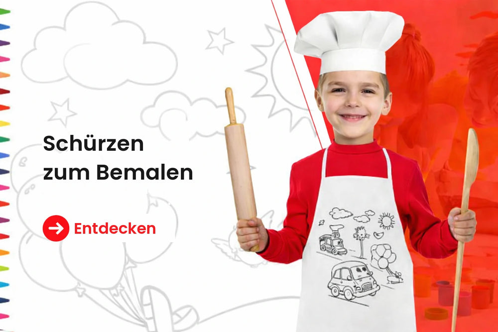Schürzen zum Bemalen