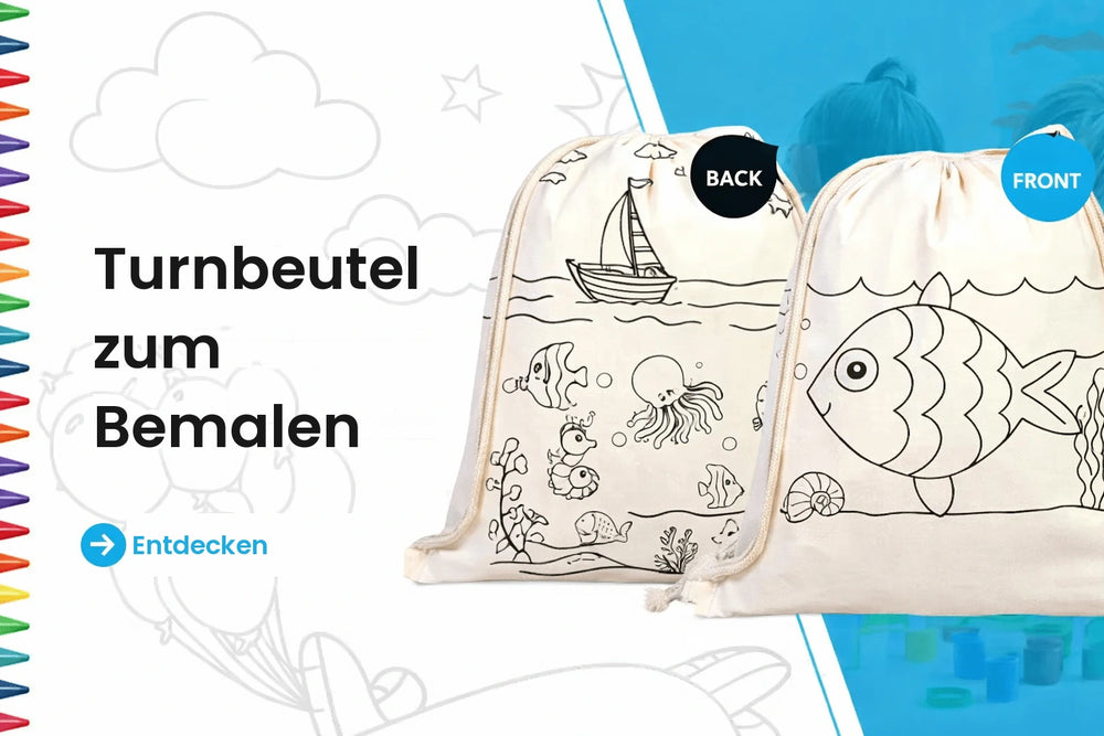 Turnbeutel zum Bemalen