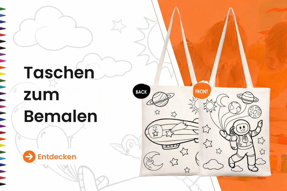 Taschen zum Bemalen