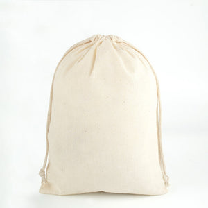 Cotton Drawstring Pouch 10"x14" | Natural Favor & Gift Bag - Pamusan.com