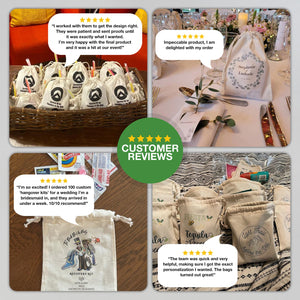 Cotton Drawstring Pouch 6"x8" | Natural Favor & Gift Bag - Pamusan.com
