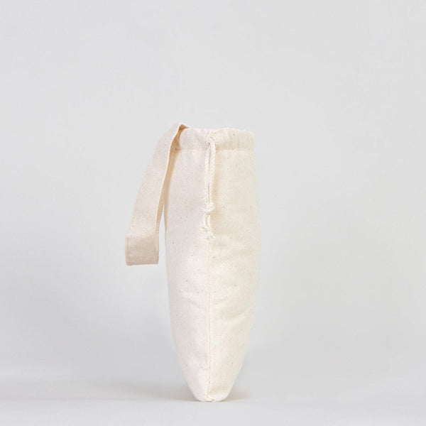 Cotton Pouch Bag 6"x8" – Natural Drawstring Favor Bag with Short Handle - Pamusan.com