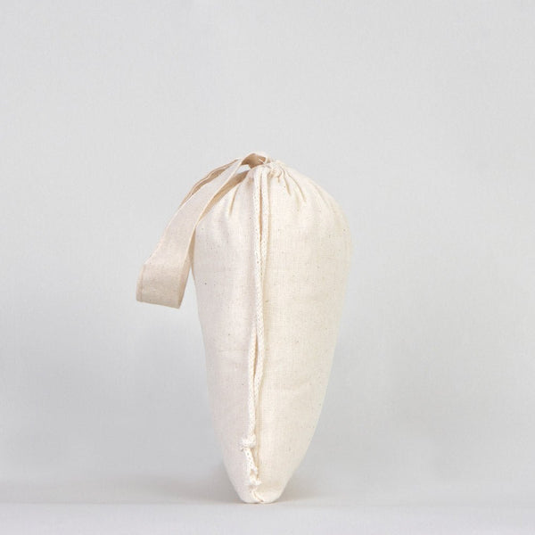 Cotton Pouch Bag 6"x8" – Natural Drawstring Favor Bag with Short Handle - Pamusan.com