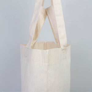 Cotton Shopping Bag 19" × 16" × 4" (48 × 41 × 10 cm) – Holiday Printed Tote (Customizable) - Pamusan.com