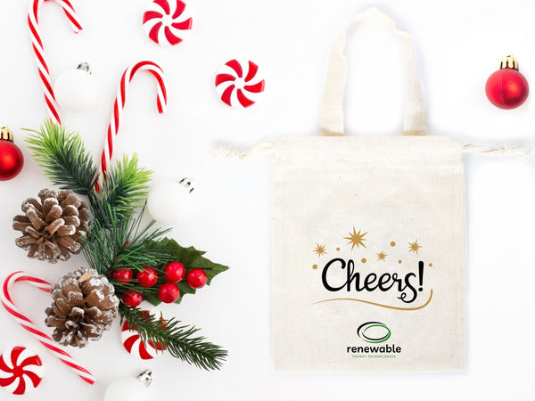Custom Cheers Christmas Bags – Personalized Holiday Gift Bags for Family, Company — custom print | Pamusan