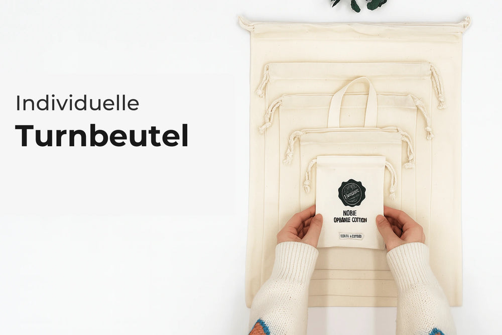 Individuelle Turnbeutel aus Baumwolle