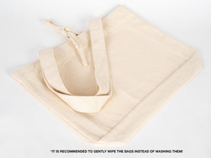 Custom Large Canvas Tote Bags – 18"W x 11"H x 4"L Personalized Cotton Bags With Logo - Pamusan.com