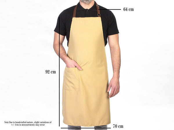 Custom Logo Apron – Personalized Kitchen Aprons for Chefs, Bakers & Home Cooks — print detail | Pamusan