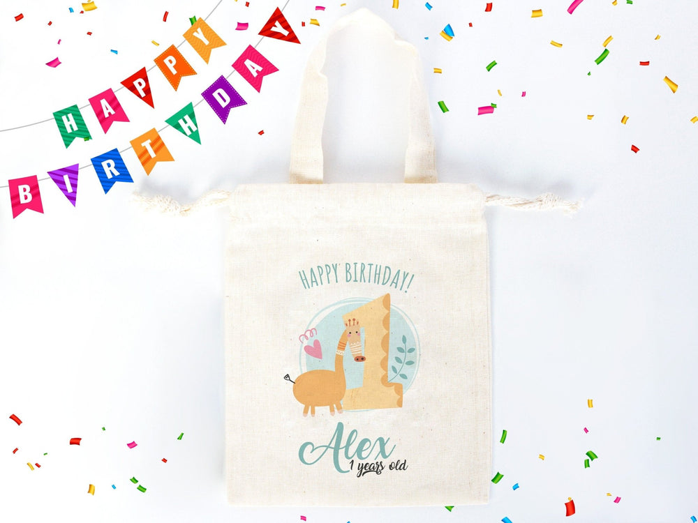Birthday Favor Pouch Bags – Personalized Cotton Gift Bags (27 Designs) | Pamusan