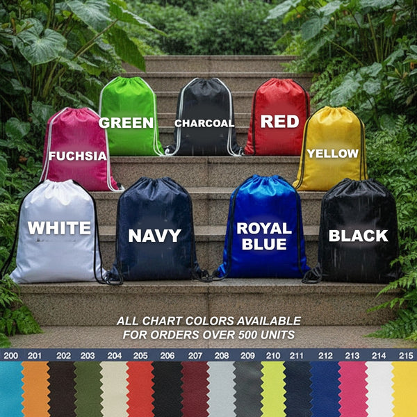 Impertex drawstring backpack available colors chart - Pamusan.com