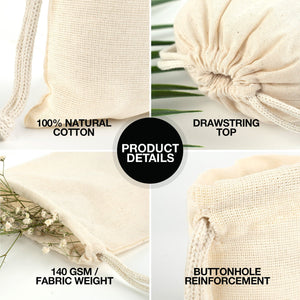Fabric Pouch 10" W x 14" H (25 cm x 35 cm) - (Customize) - Pamusan.com