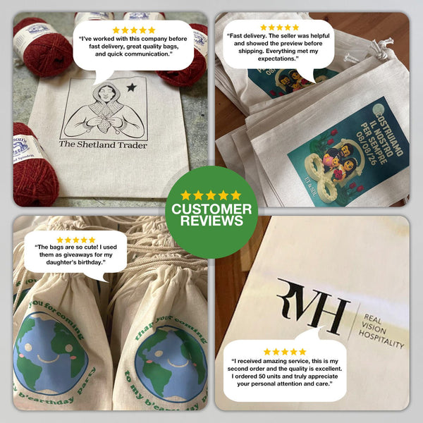 Fabric Pouch 10" W x 14" H (25 cm x 35 cm) - (Customize) - Pamusan.com
