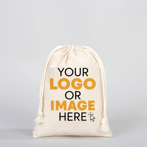 Fabric Pouch 6" W x 8" H (15.5 cm x 20 cm) - (Customize) - Pamusan.com