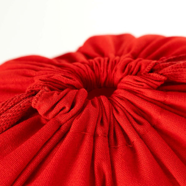 Fabric Pouch Red - 10" x 14"(25 cm x 35 cm) - 4 oz - Pamusan.com