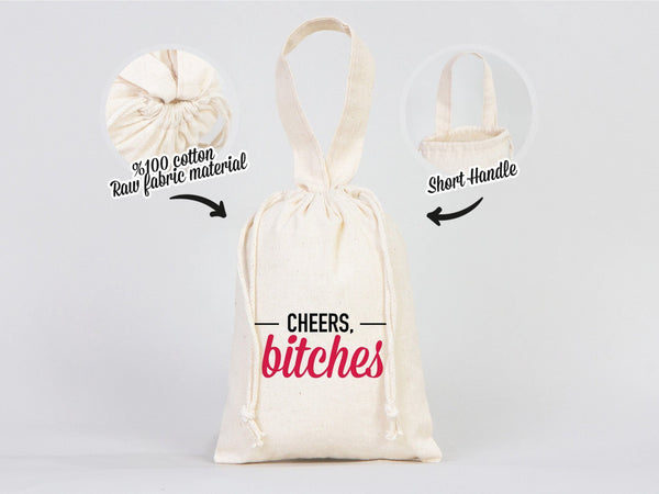 Organic Cotton Favor Bag - Eco-Friendly Birthday Gift Bag - Pamusan.com