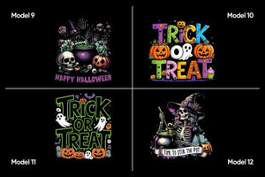 Halloween Tote Bags – Personalized Black Canvas Reusable Totes with 12 Custom Designs - Pamusan.com