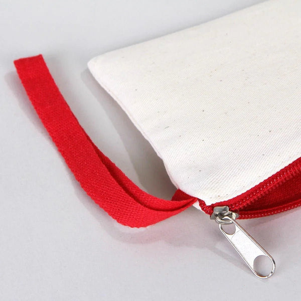 Happy New Year Pencil Case – Festive Holiday Design with Red Zipper Handle - Pamusan.com