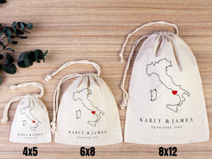 Italy Wedding Recover Kit Bags, Italian Wedding Favor Bag, Custom With Your name or Design, Bachelorette Party - Pamusan.com