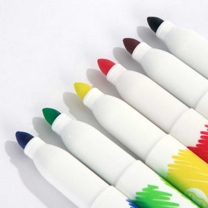 Kids Tote Bag Painting Set 3 | 15 Double - Sided Colorable Tote Bags 14"x16" - Fabric Markers - Pamusan.com