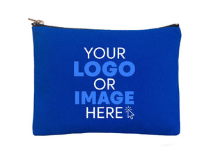 Personalized Cosmetic Clutch Bag 8"x6" – Bridesmaid Gift Makeup Pouch with Zipper - Pamusan.com