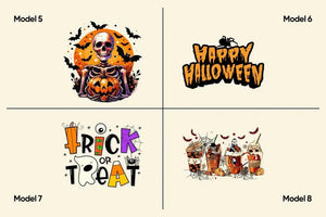 Personalized Halloween Makeup Bag – Custom Zipper Pouch with 12 Spooky Designs - Pamusan.com