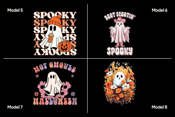 Personalized Halloween Tote Bag – Custom Black Canvas with 12 Unique Designs - Pamusan.com