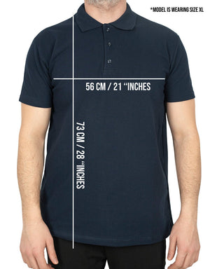 Polo Collar T-Shirt Navy - Pamusan.com