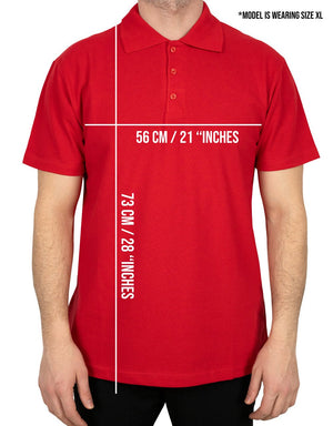 Polo Collar T-Shirt Red - Pamusan.com