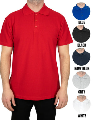 Polo Collar T-Shirt Red - Pamusan.com