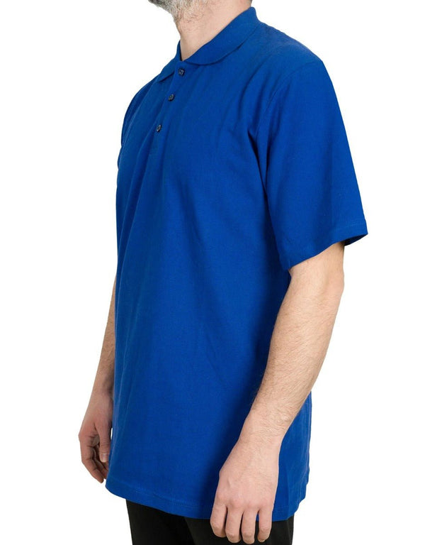 Polo - Collar T-Shirt Saks Blue - Pamusan.com