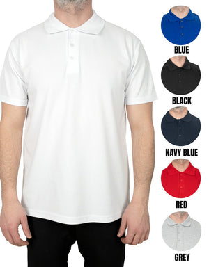 Polo Collar White T-Shirt - Digital Print - Pamusan.com