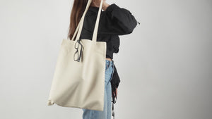 Sac fourre-tout en toile – Couleur naturelle 35,5 × 40,5 cm – Sac fourre-tout réutilisable en coton – Vente en gros