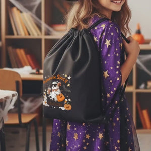 Personalisierte Halloween-Süßigkeitentüten mit Kordelzug und 12 verschiedenen Designs