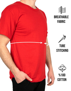 Print Promotional T-shirt Red Color - Pamusan.com